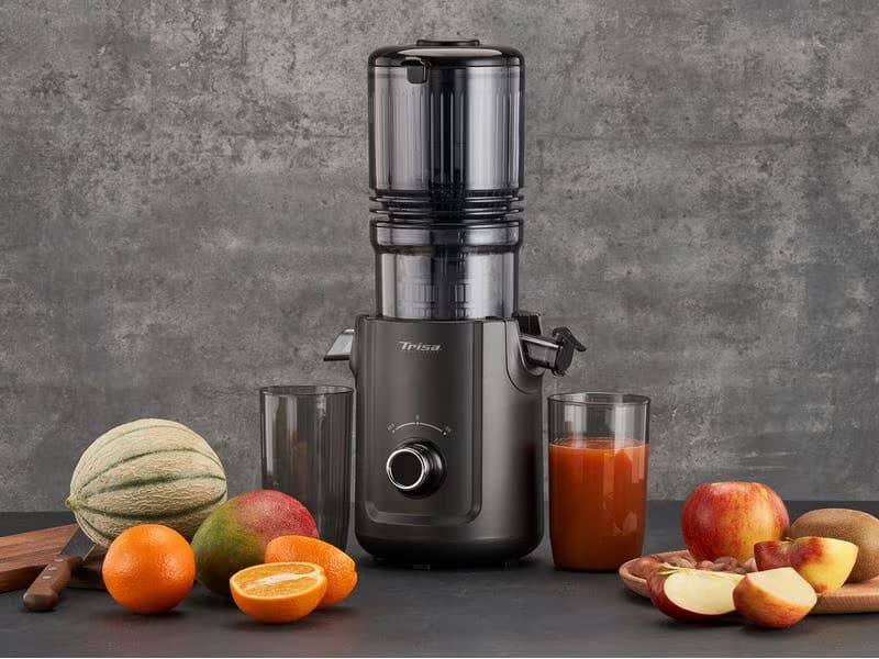 Trisa Slow Juicer zum Testen in Uzwil