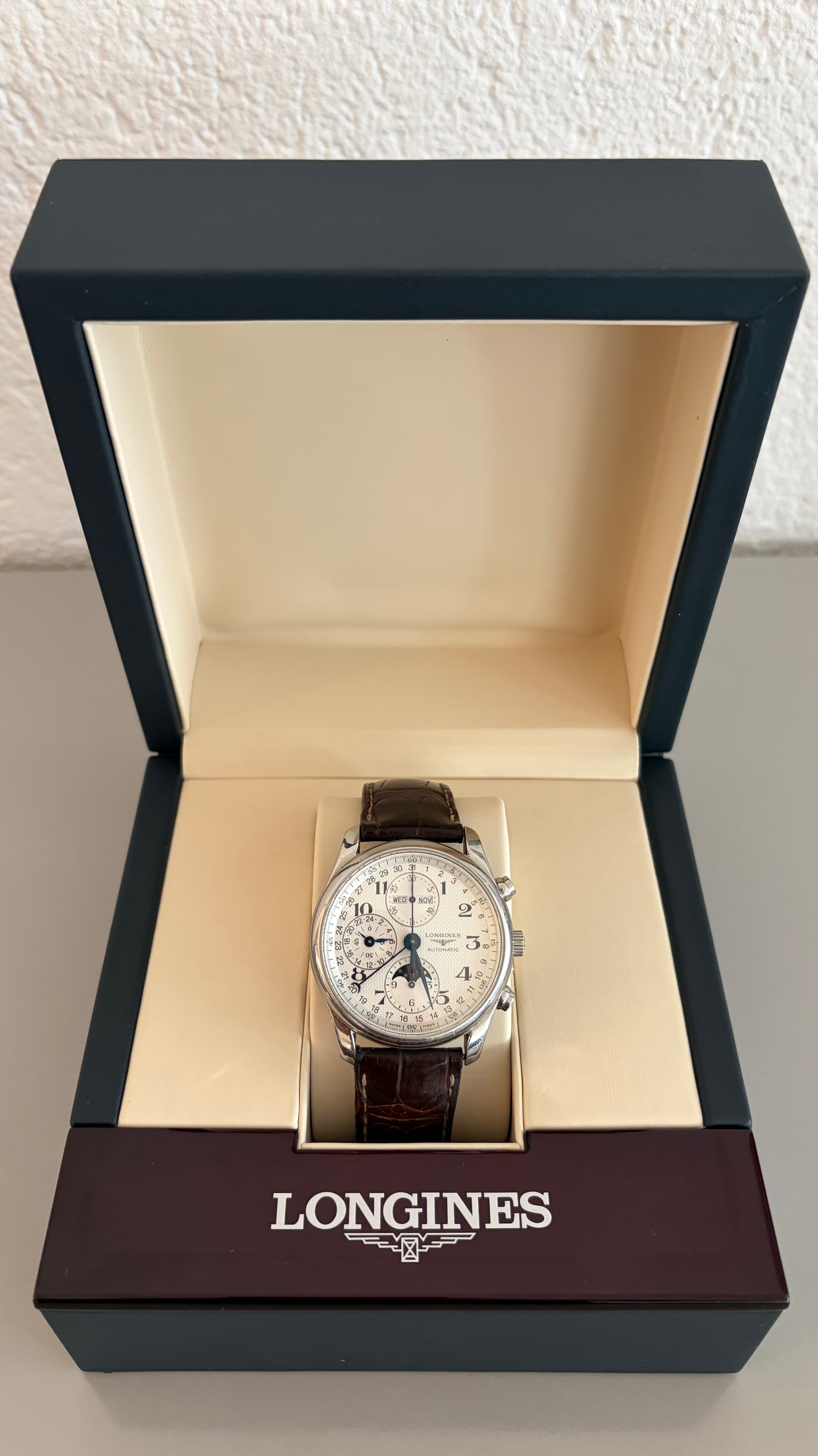 THE LONGINES MASTER COLLECTION CHRONO MOONPHASE zum Testen in Gossau SG